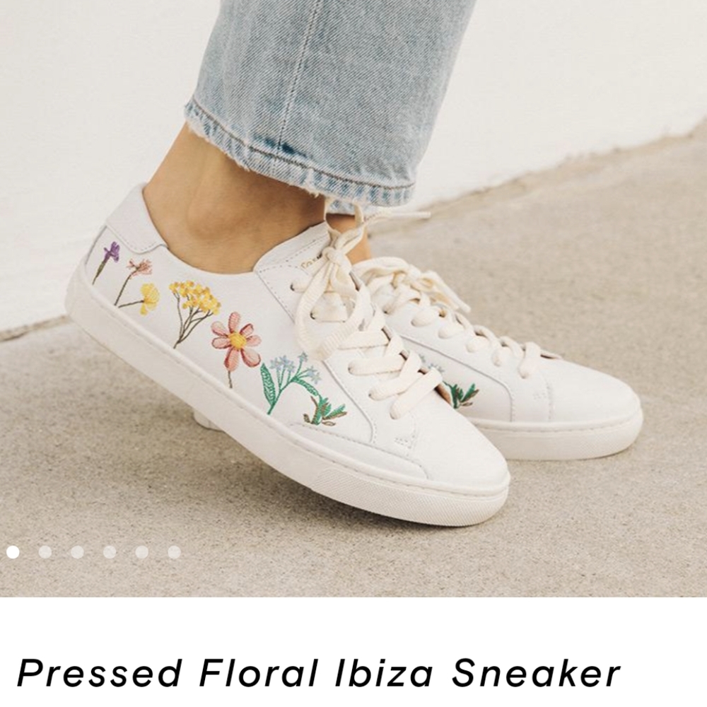 Soludos Pressed Floral Ibiza Sneakers